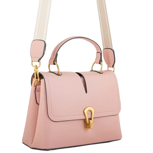 Structured Carry Handbag with Bold Look