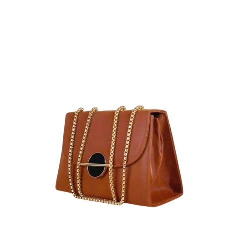 Classic Elegance Brown Handbag