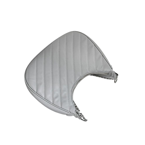 Elegant Grey Soft Touch Handbag