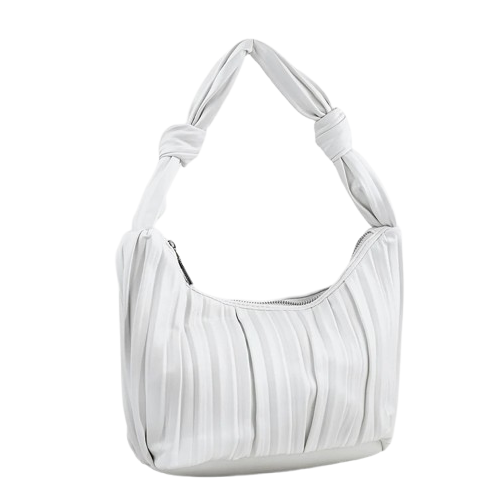 Smooth Handbag with Closure Style