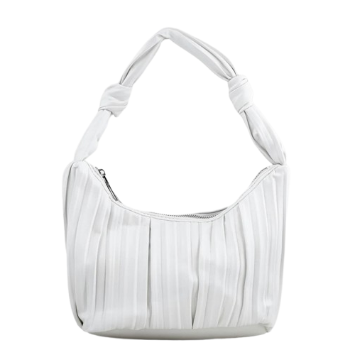 Smooth Handbag with Closure Style