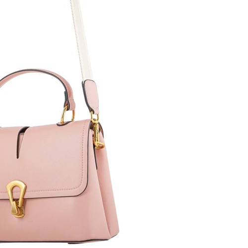 Structured Carry Handbag with Bold Look